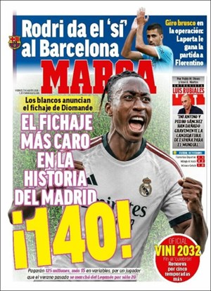 Cubierta Marca
