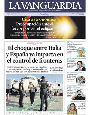 Cubierta La Vanguardia