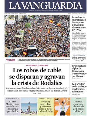 Cubierta La Vanguardia