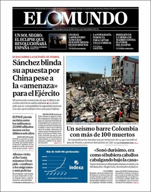 Cubierta El Mundo