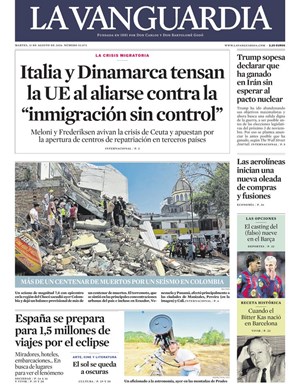 Cubierta La Vanguardia