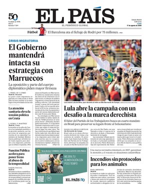Cubierta El País