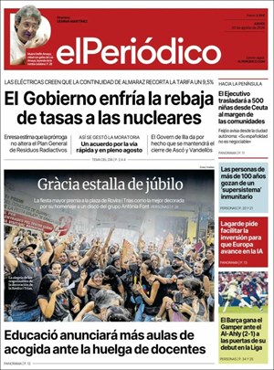 Cubierta El Periódico