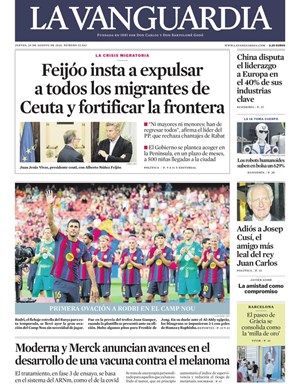 Cubierta La Vanguardia