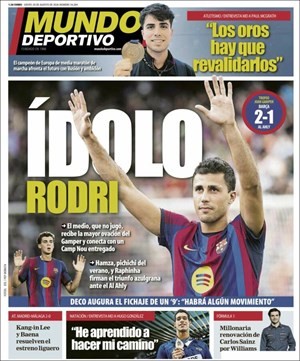 Cubierta Mundo Deportivo