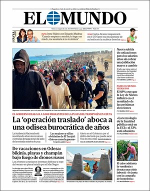 Cubierta El Mundo