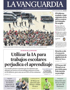 Cubierta La Vanguardia