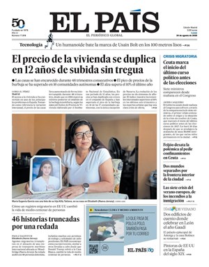 Cubierta El País