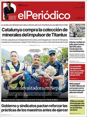 Cubierta El Periódico