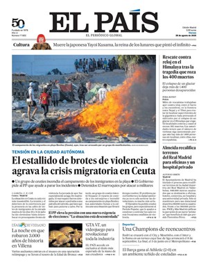 Cubierta El País