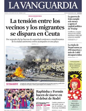 Cubierta La Vanguardia