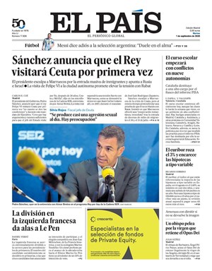Cubierta El País