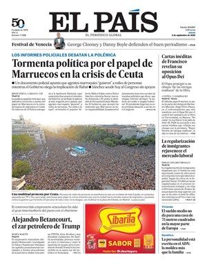 Cubierta El País