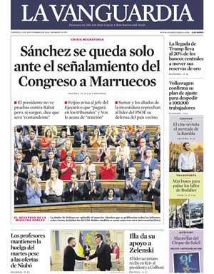 Cubierta La Vanguardia