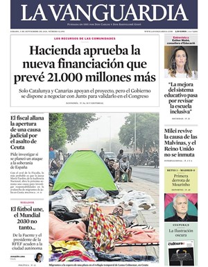 Cubierta La Vanguardia
