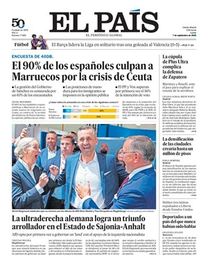 Cubierta El País