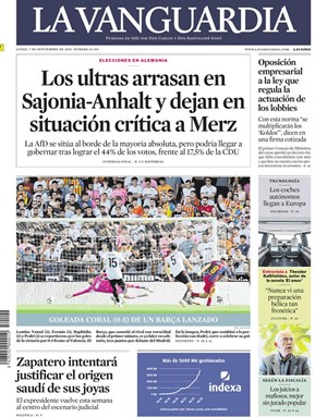 Cubierta La Vanguardia