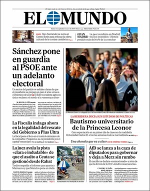 Cubierta El Mundo
