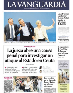 Cubierta La Vanguardia