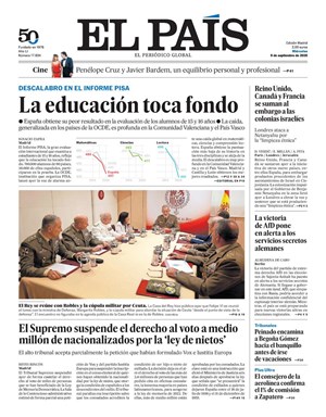Cubierta El País