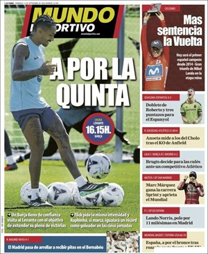 Cubierta Mundo Deportivo