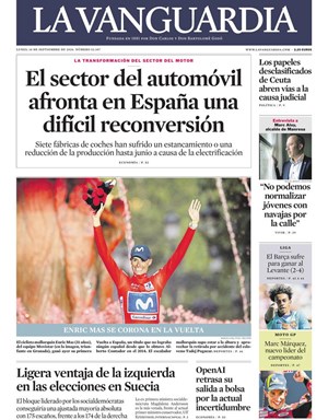 Cubierta La Vanguardia