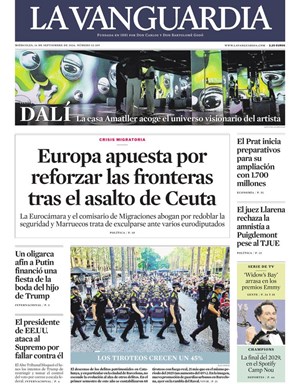 Cubierta La Vanguardia
