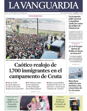 Cubierta La Vanguardia
