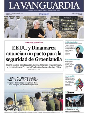 Cubierta La Vanguardia
