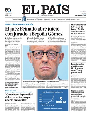 Cubierta El País
