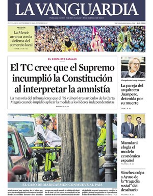Cubierta La Vanguardia