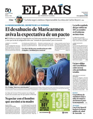 Cubierta El País