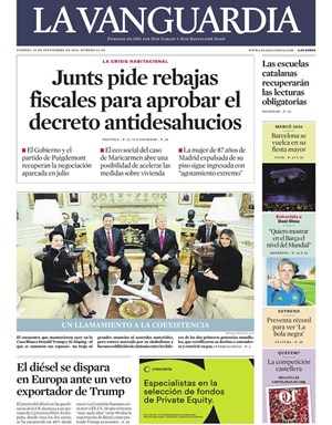 Cubierta La Vanguardia
