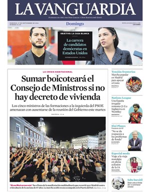 Cubierta La Vanguardia