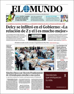 Cubierta El Mundo