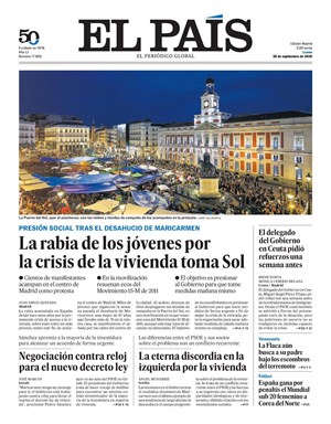 Cubierta El País
