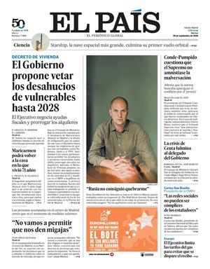 Cubierta El País