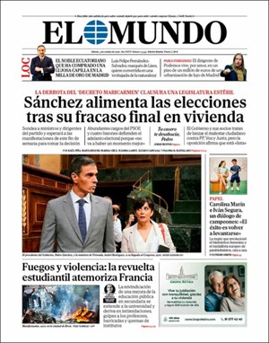 Cubierta El Mundo