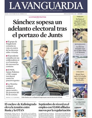 Cubierta La Vanguardia