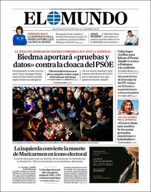 Cubierta El Mundo
