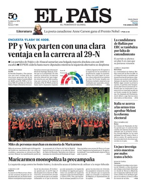 Cubierta El País