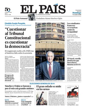 Cubierta El País