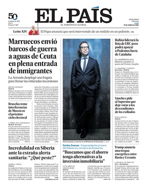 Cubierta El País