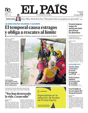 Cubierta El País