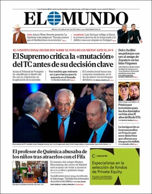 Cubierta El Mundo