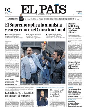 Cubierta El País