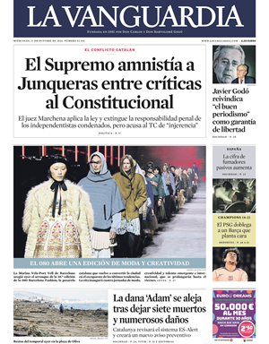 Cubierta La Vanguardia