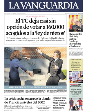 Cubierta La Vanguardia
