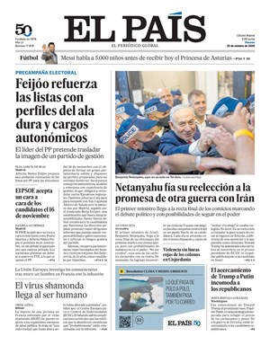 Cubierta El País