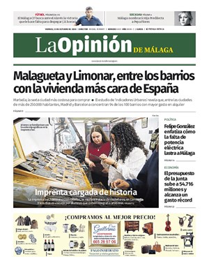 Cubierta La Opinión de Málaga